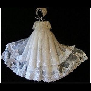 vintage baptism dress for baby girl